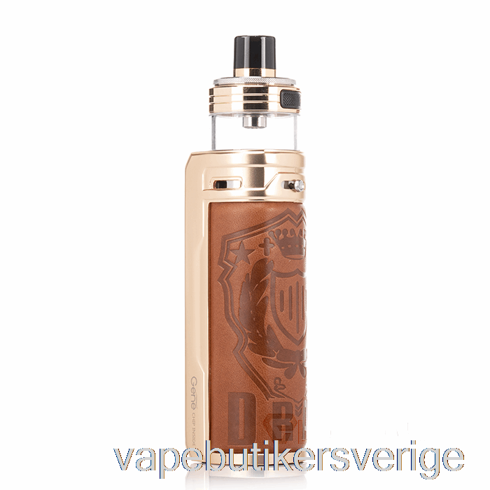 Vape Sverige Voopoo Drag S Pnp-x 60w Podsystem Sköld Guld
